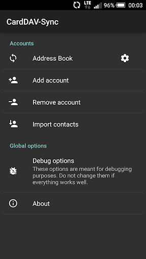 CardDAV-Sync free скриншот 5
