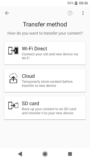 Xperia Transfer Mobile скриншот 2