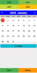 2024 Calendar скриншот 4