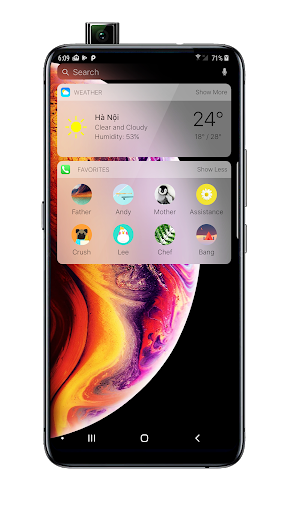 Launcher iOS 16 скриншот 2