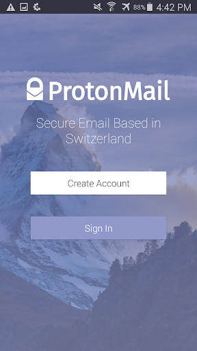 ProtonMail скриншот 1