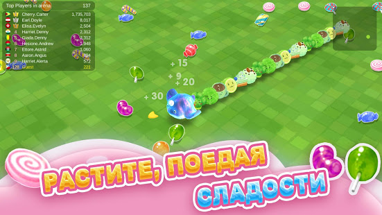 Sweet Crossing: Snake.io скриншот 3
