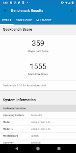 Geekbench 5 скриншот 4