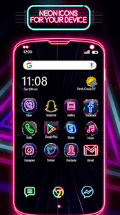 Неоновые Иконки Приложений скриншот 3