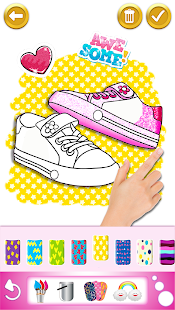 Glitter dress coloring and drawing book for Kids скриншот 5