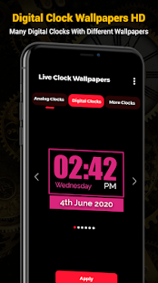 Ночные часы обои скриншот 6