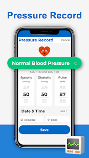 Blood Pressure: Health App скриншот 5