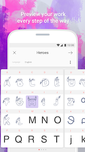 Fonty - Draw and Make Fonts скриншот 3