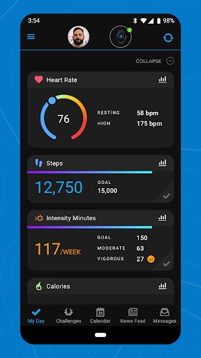 Garmin Connect скриншот 1