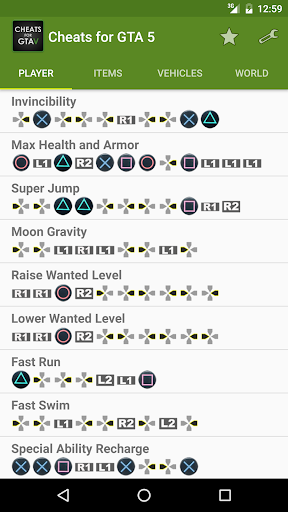 Cheat Code Index скриншот 1