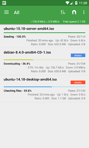 tTorrent Lite скриншот 1