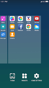 X Launcher: с темой OS13 скриншот 6