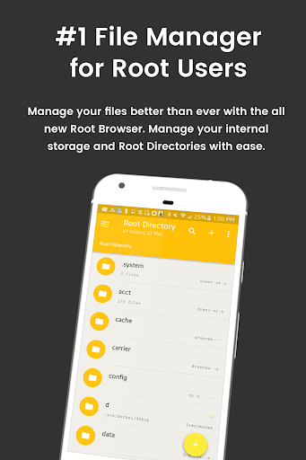 Root Browser: Файловый менеджер скриншот 1