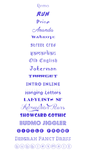 Клавиатура со шрифтами скриншот 3