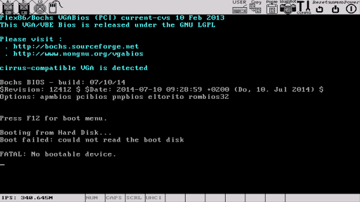 Bochs скриншот 3