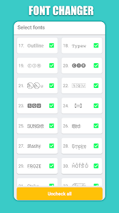 Шрифты Клавиатура скриншот 5