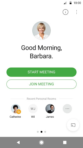 Cisco Webex Meetings скриншот 1