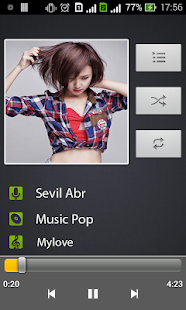 Музыкальный плеер скриншот 4