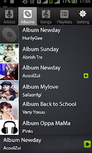 Музыкальный плеер скриншот 5