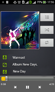 Музыкальный плеер скриншот 6