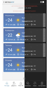 Метео НПР ― г. Норильск скриншот 2