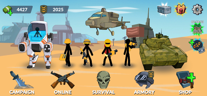 Stickman World Battle скриншот 2