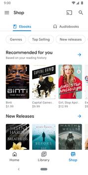 Google Play Книги скриншот 1
