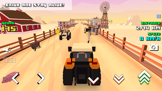 Blocky Farm Racing & Simulator скриншот 3