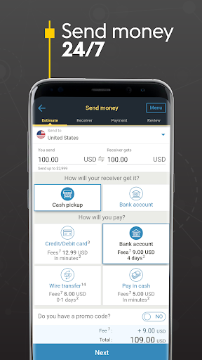 Western Union скриншот 2