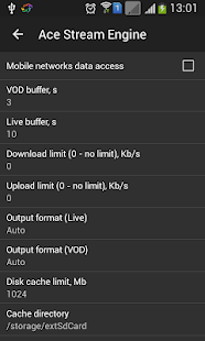 Ace Stream Engine скриншот 4