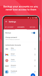 Twilio Authy Authenticator скриншот 3