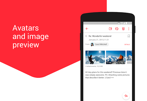 myMail скриншот 2