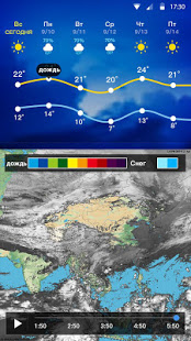 Прогноз погоды скриншот 3
