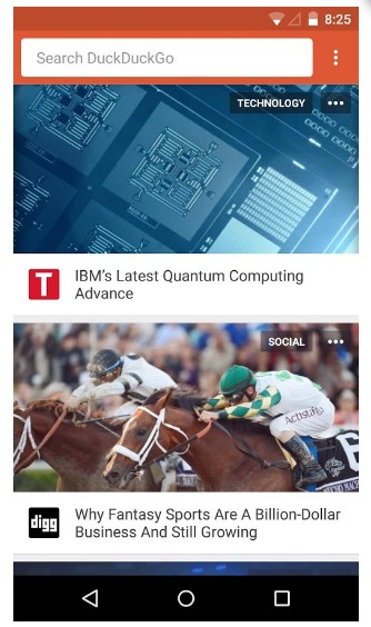 DuckDuckGo Browser скриншот 4