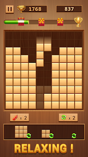 Wood Block - Classic Block Puzzle Game скриншот 2