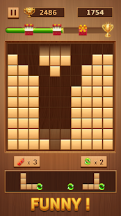 Wood Block - Classic Block Puzzle Game скриншот 3