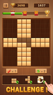 Wood Block - Classic Block Puzzle Game скриншот 4