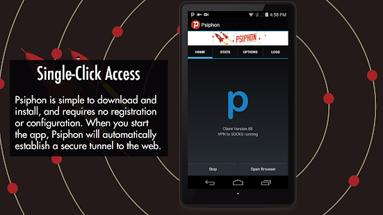 Psiphon Pro скриншот 4