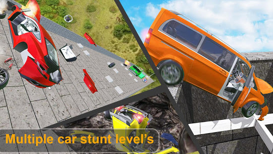 Beam Drive Crash Death Stair Car Crash Simulator скриншот 4