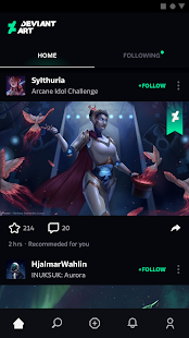 DeviantArt скриншот 2