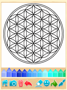 Раскраски Мандала скриншот 4