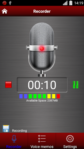 Диктофон - Voice recorder скриншот 3