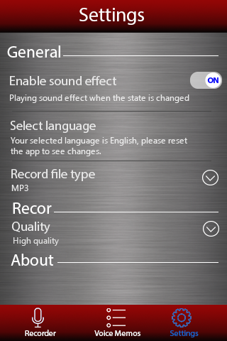 Диктофон - Voice recorder скриншот 4