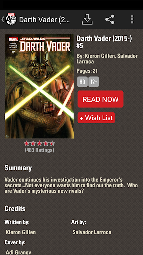 Marvel Comics скриншот 4