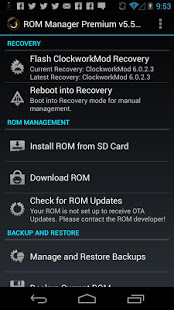 ROM Manager скриншот 2