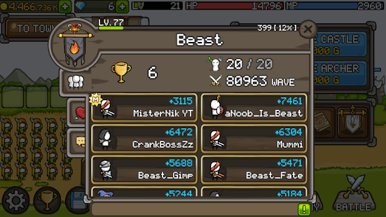 Grow Castle - Tower Defense скриншот 5