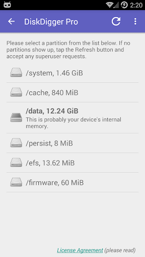 DiskDigger скриншот 5