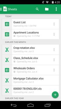 Google Таблицы скриншот 2