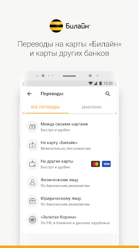 Карта Билайн скриншот 4