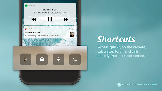 Wave - Customizable Lock screen скриншот 4